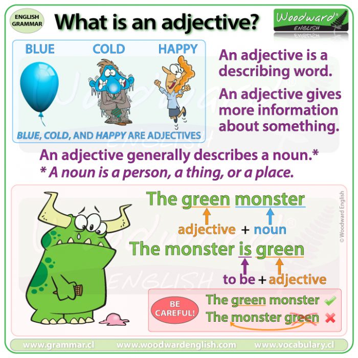 What Is An Adjective Esl