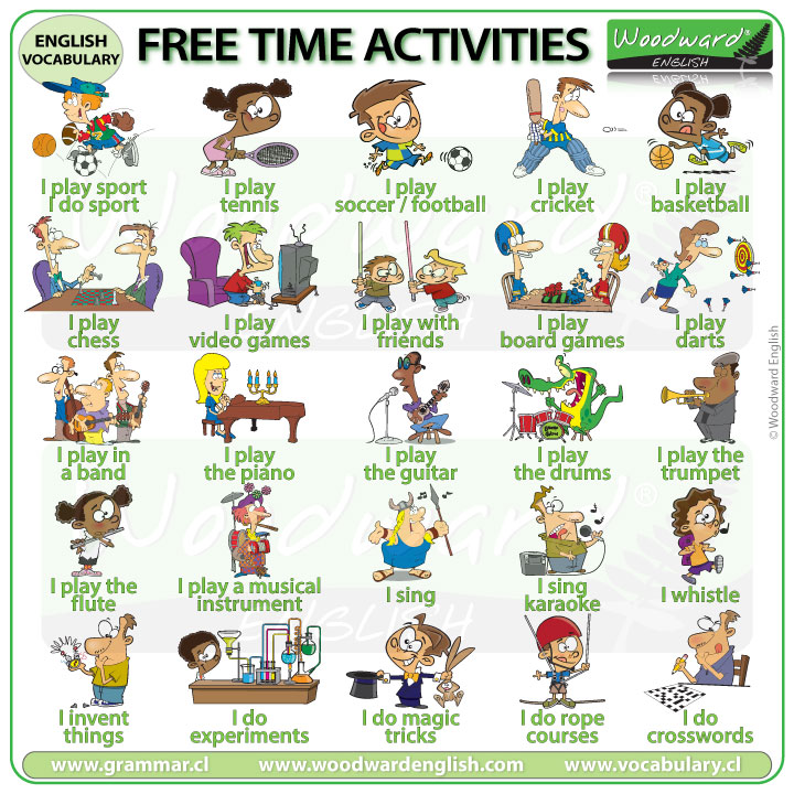 Leisure Activities List