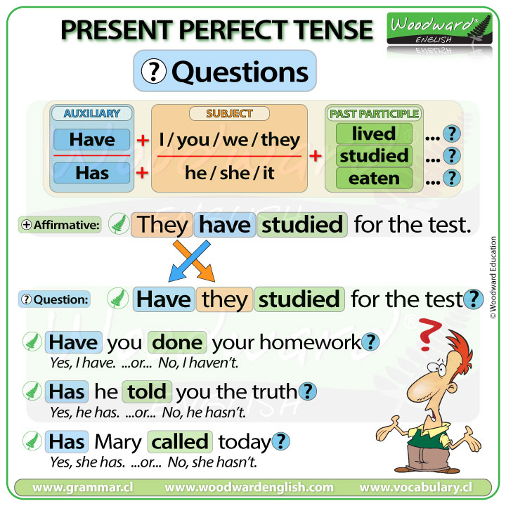 Past Perfect Tense Questions Exercises